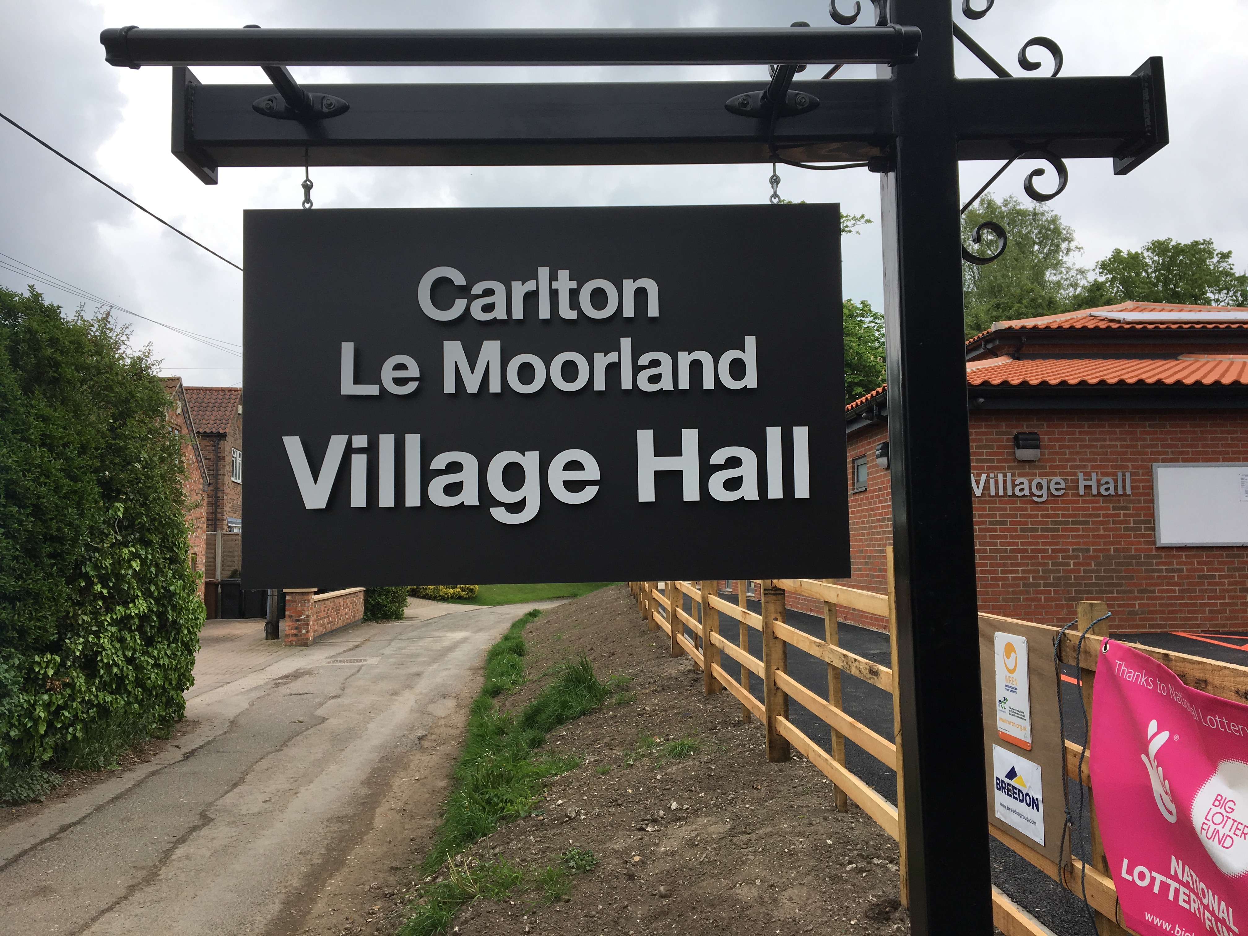 Village Hall Sign